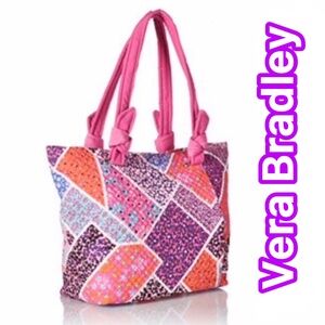 NWT VERA BRADLEY HADLEY EAST WEST TOTE SHOULDER BAG in MODERN MEDLEY